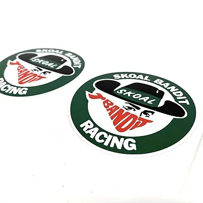 Skoal Bandit Racing Stickers X2 F1 Indycar NASCAR Motorsport Decal Sticker • £2.99
