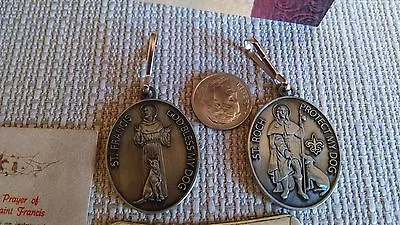 St FRANCIS / ST ROCH Pet Dog Medal  With Felix  New  Orleans  Design and A Gift • $4.77