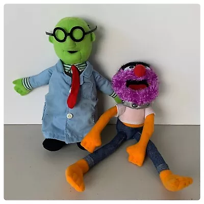 Muppets Dr. Bunsen Honeydew & Animal Plush Jim Henson 2004 Sababa 8  Lot Of 2 • $59.99