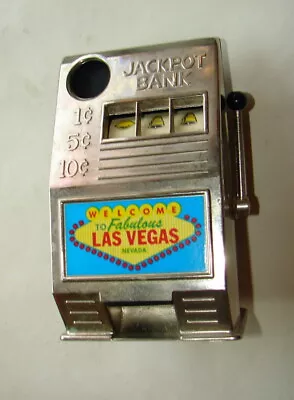 $7.99 • Buy One Armed Bandit Jackpot Bank Toy  722
