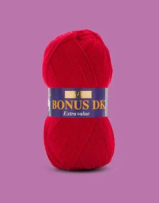 £3.65 • Buy Sirdar Hayfield Bonus DK Knitting / Crochet Wool / Yarn 100g - Multiple Colours