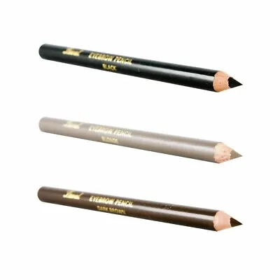 Eyebrow Pencil Blonde Dark Brown Black Eye Brown 4 6 Or 12 Saffron Waterproof • £3.99