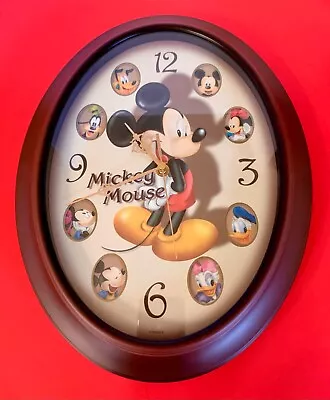 Vtg. Disney Wall Clock With Interchangable Photo Case • $39