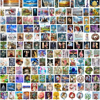 $6.48 • Buy 5D Diamond Painting Kits DIY Full Drill Cross Stitch Diamond Art Wall Decoration