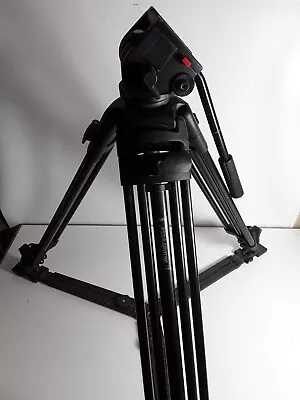Manfrotto Tripod 525MVB Pro Video Camera Support With Bag Italy • £99