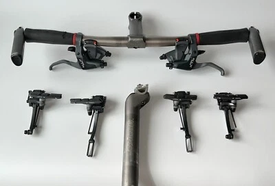 $49.99 • Buy Shimano XTR V Brake Front / Rear M950, ICON Bar & ICON SEAT POST. Ritchey Grips