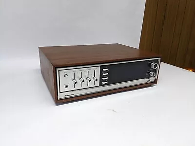 Vintage Panasonic FM/AM Stereo Receiver SA-700A Silver Face/Wooden Case • $30