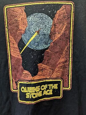 QUEENS OF THE STONE AGE QOTSA 2014 Australia Tour Tee Shirt  Size S Gildan • $38