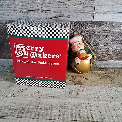 Department 56 MERRY MAKERS Handpainted Ornament Percival The Puddingman 9396-3 • $9.98