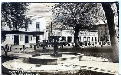 Mexico Matamoros - Plaza Des Armas 1942 Airmail Censored Cover On Sepia Postcard • $6.98