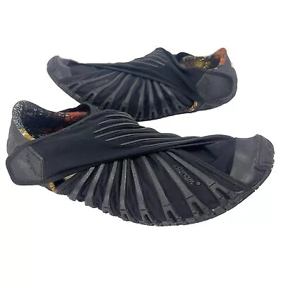Vibram Furoshiki Wrapping Sole Barefoot Shoes Mens EU Size 41 / US 8-8.5 Black • $48