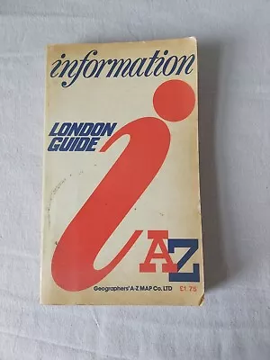 Old London Guide A To Z Information Geographers A Z Map Co • £7.50