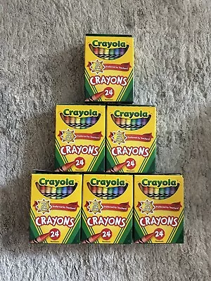 Crayons Bulk School Supplies For Kids 24 Count Crayon Box (6 Pack) Assorted  • $16.99