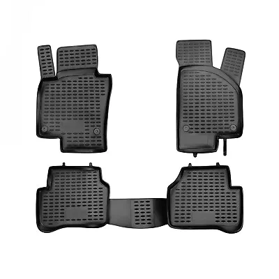 OMAC Floor Mats Liner For VW Passat B6 2006-2010 Wagon Black TPE All-Weather 4x • $99.99