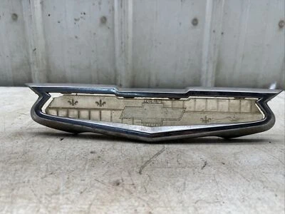 $50 • Buy 1955 Chevrolet Chevy Hood Emblem Bezel & Center Piece Original Vintage