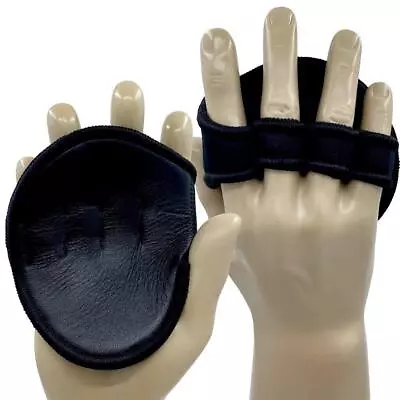 PRO Callus Guard Gloves - Slightly Padded Genuine Leather W 4 Finger Loop Swe... • $40.73