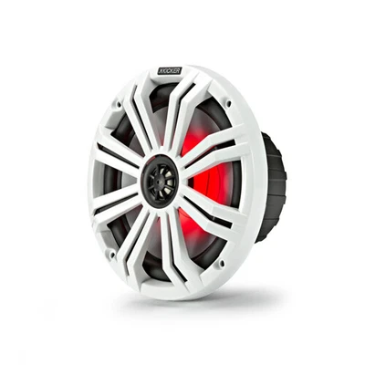 £239.95 • Buy  Kicker Marine 8  (200 Mm) Coaxial Speaker System With White&Charcoal LED (Pair)