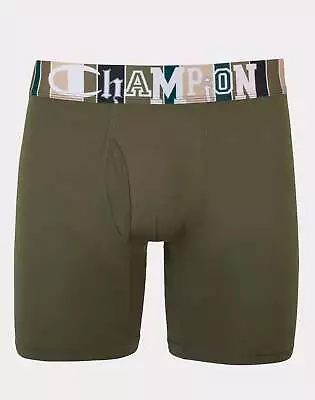 Champion Boxer Brief Mens Mixed Lettering Waistband No-ride-up Fit Elastic Waist • $15