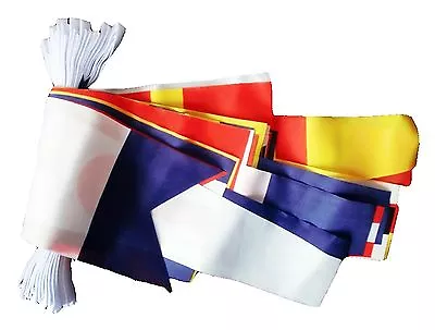 NAUTICAL BUNTING GIANT 25 Metres 40 International Signals BOATS SHIPS NAVY FLAG • £34.95