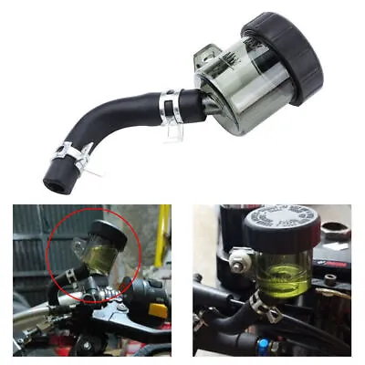 Motorcycle Parts Brake Pump Cylinder Clutch Fluid Bottle Oil Cup Kit Accessories • $9.23