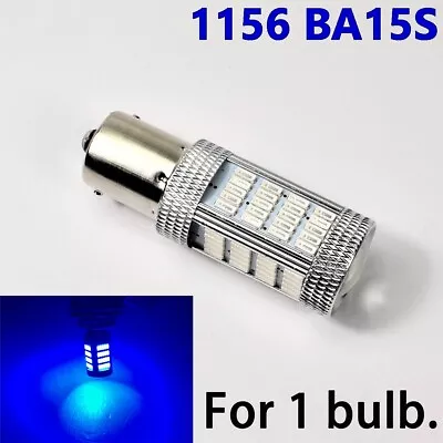 1156 BA15S 7506 3497 1141 P21W Super Bright Blue 92 LED Rear Signal Y1 Euro • $12.30