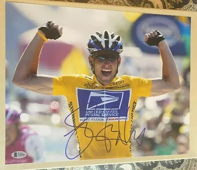 £371.54 • Buy Lance Armstrong Signed Autographed 11x14 Photo Tour De France Beckett COA