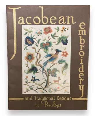 Jacobean Embroidery Crewel Work & Traditional Designs By Penelope Catalog Book • £34.83