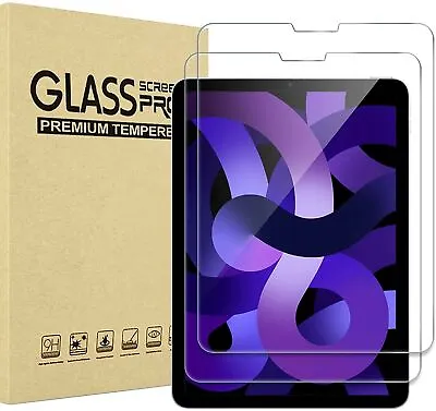 Tempered Glass Screen Protector For Apple IPad Air 5 10.9  5th Generation 2022 • £5.49