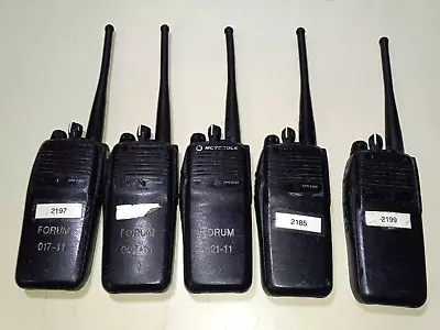 5 MOTOROLA XPR 6350 4 Watt  UHF Series Portable Radios. • $300