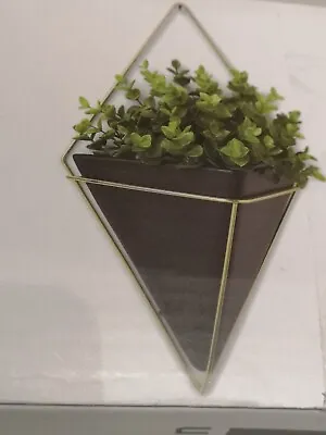 Hanging Wall Mounted Planter Vase And Geometric Ceramic Container. New In Box. • £12.99