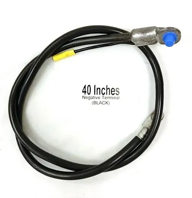 USA Made 40  Negative Battery Cable 4 Gauge Side Terminal With 4 Aux Wire 12Ga • $31.99