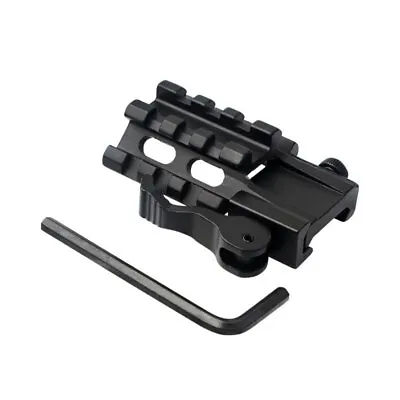 Atacpro Matte Black Rifle Quick Release Detach Qr Qd Block Mount Fit Standard - • $39.50