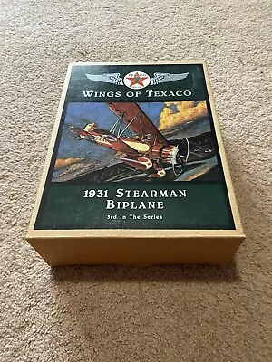 Vintage Wings Of Texaco 1931 Stearman Biplane 3rd In Series Bank • $8