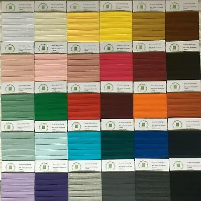 Rib Knit Cotton Jersey Stretch Binding 18 Mm 13 Colours 0.5 To 1.5 Metres • £1.50