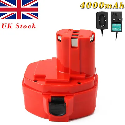 Battery/Charger For Makita 14.4V 4Ah Ni-MH PA14 193985-8 192699-A 193159-1 1051D • £21.91