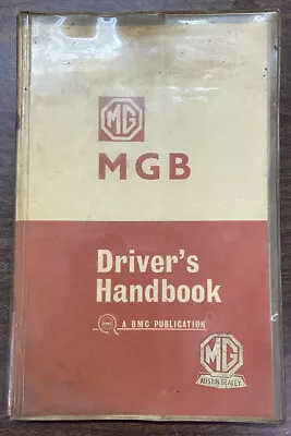 VINTAGE Mg Mgb Driver's Handbook 1966 • $50