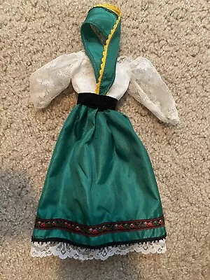 Irish Barbie Dolls Of The World 1983 Dress • $15