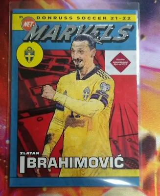 2021-22 Panini Donruss Soccer World Cup Qatar Zlatan Ibrahimovic NET MARVELS  • $10