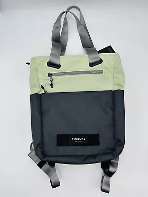 TIMBUK2 Backpack Scholar Tote Pack Skylight OS Green & Grey. Zippers 5070-3-4009 • $129
