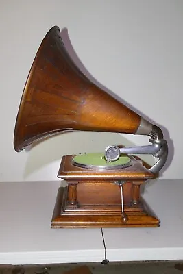 Magnificent 1909 Columbia BII  Improved Sterling  Disc Graphophone Works Well! • $4999.99