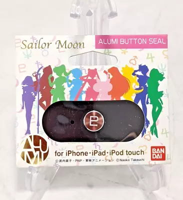 Sailor Moon 09 Pluto Aluminum Home Button Sticker For IPhone IPad IPod Touch • £3.79