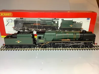 Hornby R2609 BR 4-6-2 Rebuilt West Country Class Loco 34036 Westward Ho • £199.99