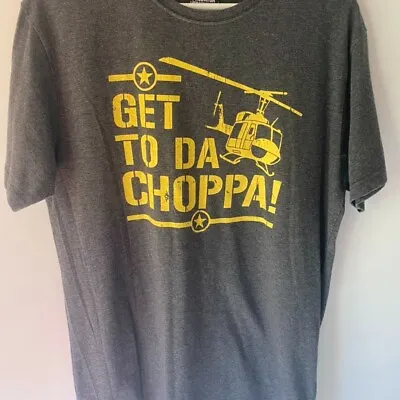 Predator Get To Da Chopper Arnold Short Sleeved Mens Tshirt Size Large • $25