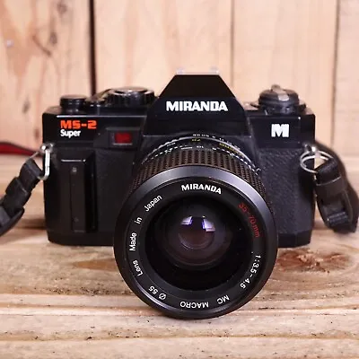 Miranda MS-2 Super Film Camera With 35-70mm F3.5 - 4.5 Lens - See Description • £18.95