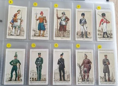 Uniforms Of The Territorial Army 1939 Players Cigarette Cards PICK YOUR CARD • £1.25