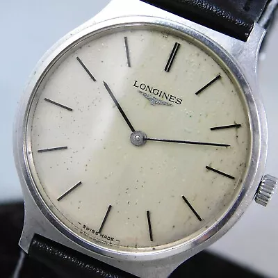 Longines L847.3 Hand-winding Silver Men's Vintage Watch Swiss Made E933 • $178