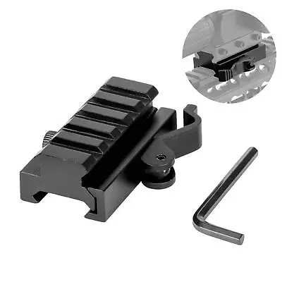 0.5 Inch Low Profile QD Riser Mount Red Dot Sight Riser Mount For Picatinny Rail • $8.54