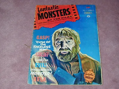 FANTASTIC MONSTERS # 7 Famous Monsters Competitor During 1960's. • $21