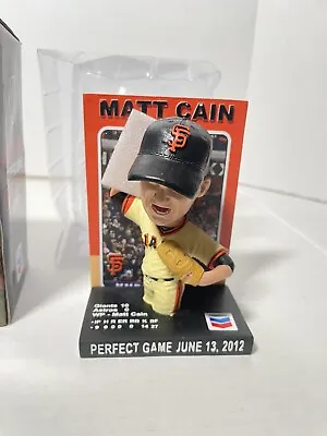 SF Giants 2022 Matt Cain Perfect Game Bobblehead Brand New In Box • $19.99