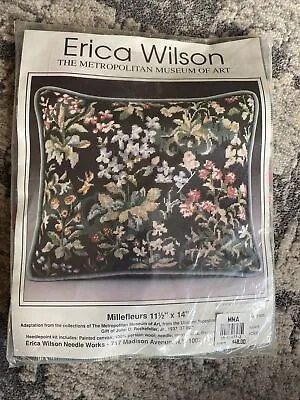 Vintage Erica Wilson The Metropolitan Museum Of Art Millefleurs RARE Needlepoint • $79.99